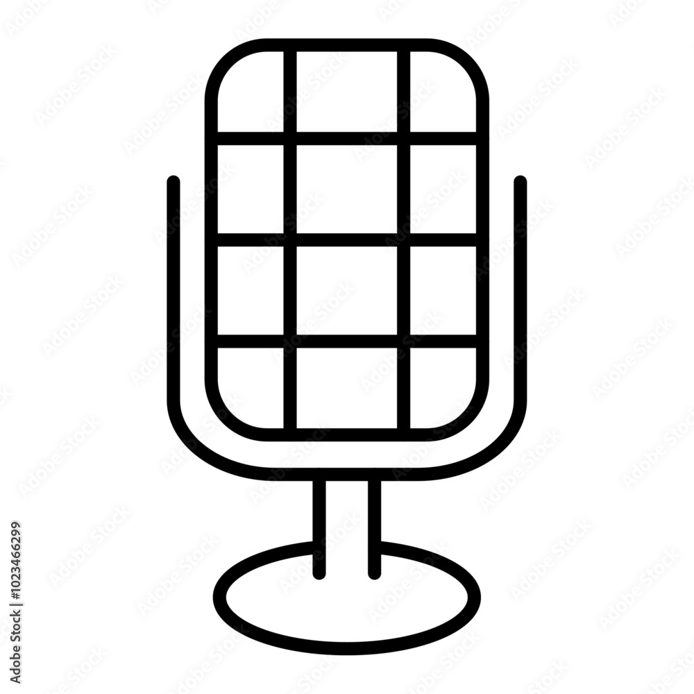 A microphone icon, symbolizing audio, communication, or recording, often used in media or broadcasting contexts. A microphone icon, symbolizing audio, communication, or recording, often used in media or broadcasting contexts.