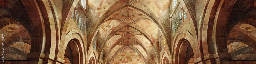 Mystical Mosaic Patterns in Earthy Tones at an European Cathedral Mystical Mosaic Patterns in Earthy Tones at an European Cathedral