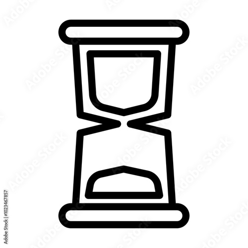 A sand clock icon symbolizing time or deadlines.