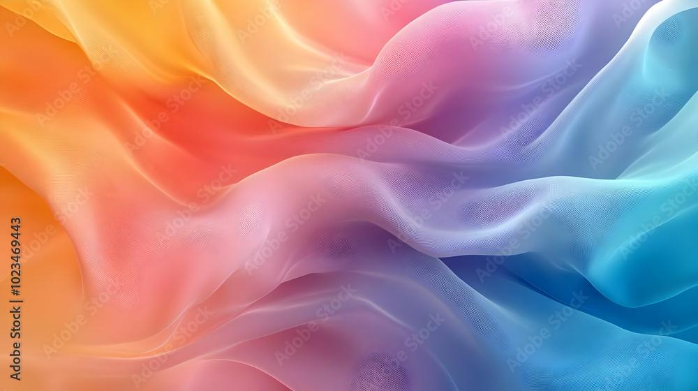 Abstract Background with Gradient Colors and Wavy Lines Abstract Background with Gradient Colors and Wavy Lines