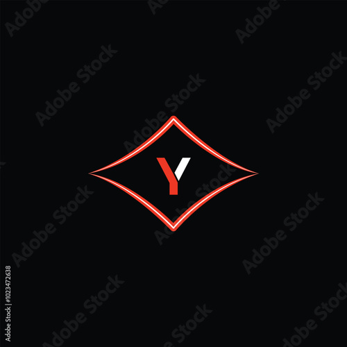 Letter y. Icon for design on