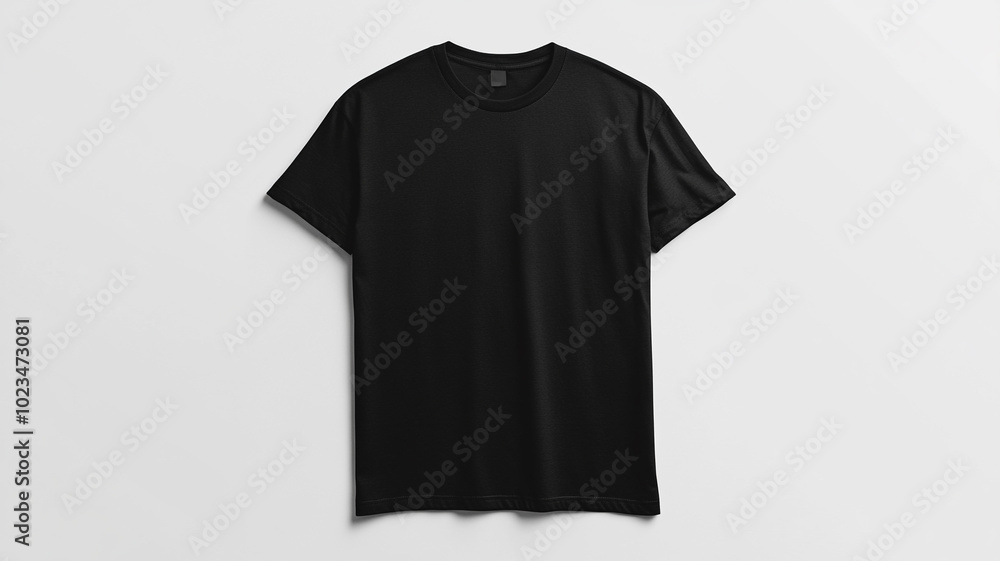 black t shirt for design presentation mockup or print advertising. black t shirt for design presentation mockup or print advertising.