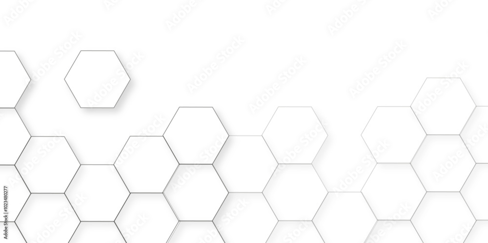 Abstract white background with hexagon and hexagonal background. Luxury white pattern with hexagons. abstract 3d hexagonal background with shadow. 3D futuristic abstract honeycomb mosaic background. Abstract white background with hexagon and hexagonal background. Luxury white pattern with hexagons. abstract 3d hexagonal background with shadow. 3D futuristic abstract honeycomb mosaic background.
