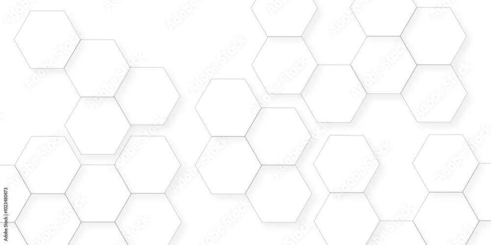 Abstract white background with hexagon and hexagonal background. Luxury white pattern with hexagons. abstract 3d hexagonal background with shadow. 3D futuristic abstract honeycomb mosaic background. Abstract white background with hexagon and hexagonal background. Luxury white pattern with hexagons. abstract 3d hexagonal background with shadow. 3D futuristic abstract honeycomb mosaic background.