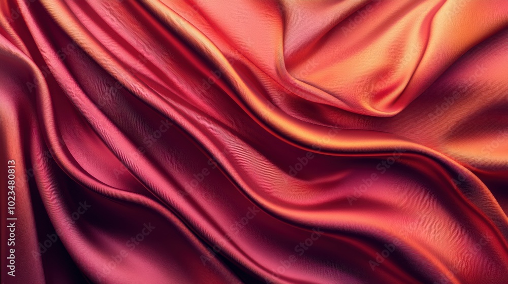 The Elegant Red Satin Fabric The Elegant Red Satin Fabric