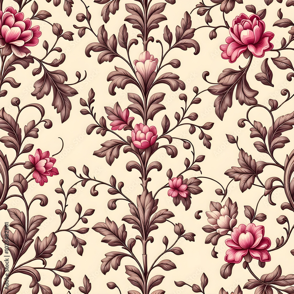 seamless pattern with flowers seamless pattern with flowers