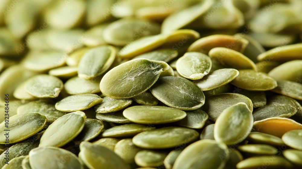 green pumpkin seeds healthy organic food texture background selective focus green pumpkin seeds healthy organic food texture background selective focus
