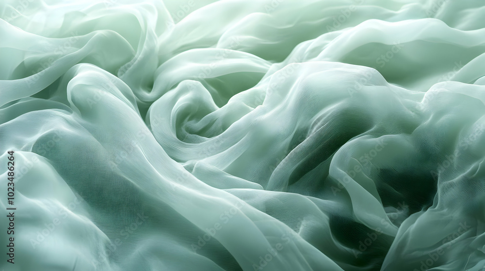 Abstract Green Fabric Texture Background Abstract Green Fabric Texture Background