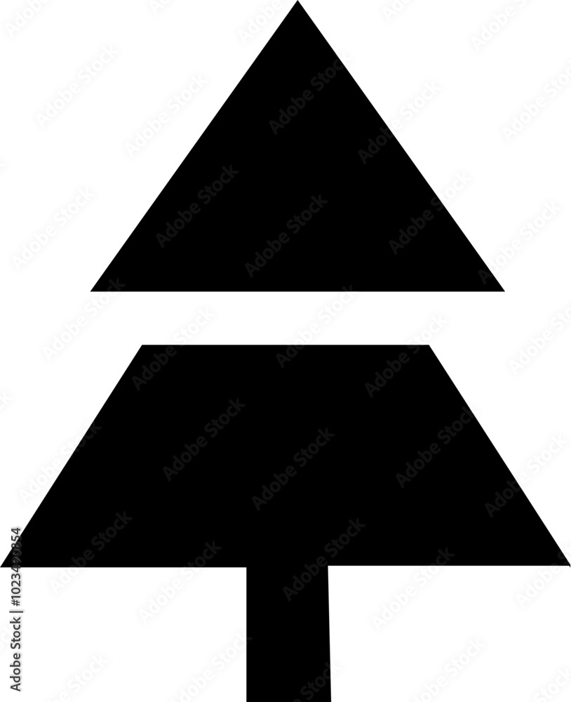 Christmas Tree Icon Flat and fill Graphic Design Christmas Tree Icon Flat and fill Graphic Design