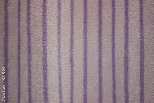 Fabric Texture with Vertical Purple Stripes