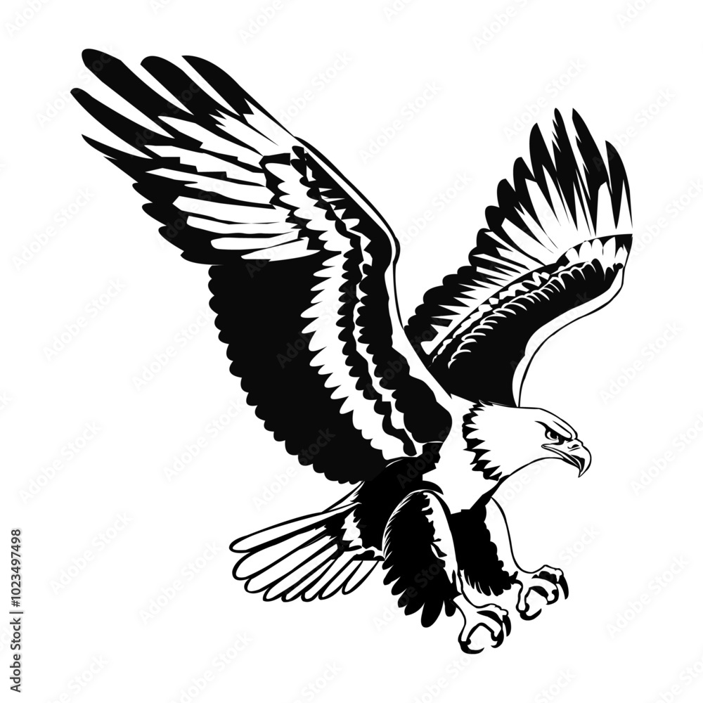 Obraz premium Eagle vector art design