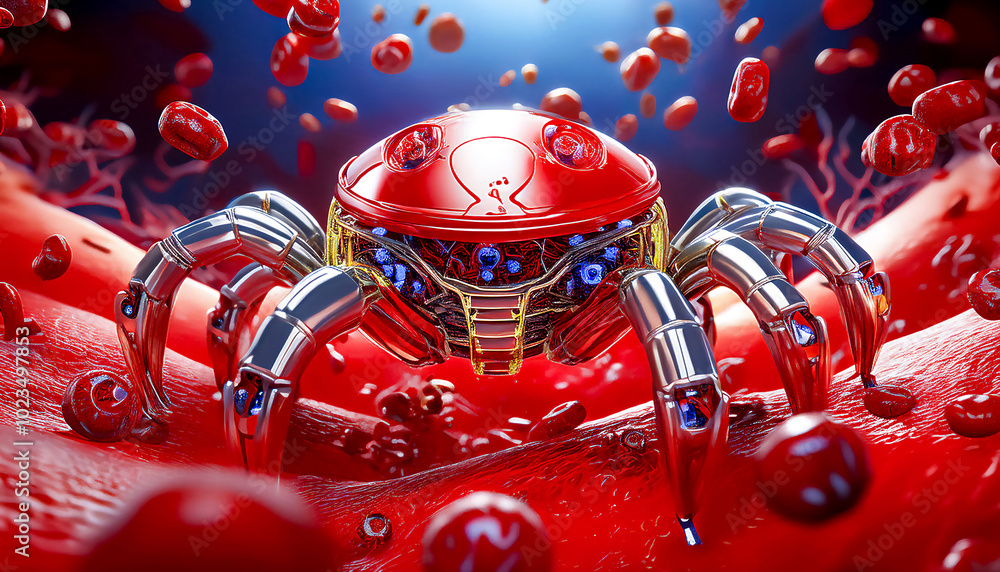 Concept of medical futurism technological nanorobots in the blood ...