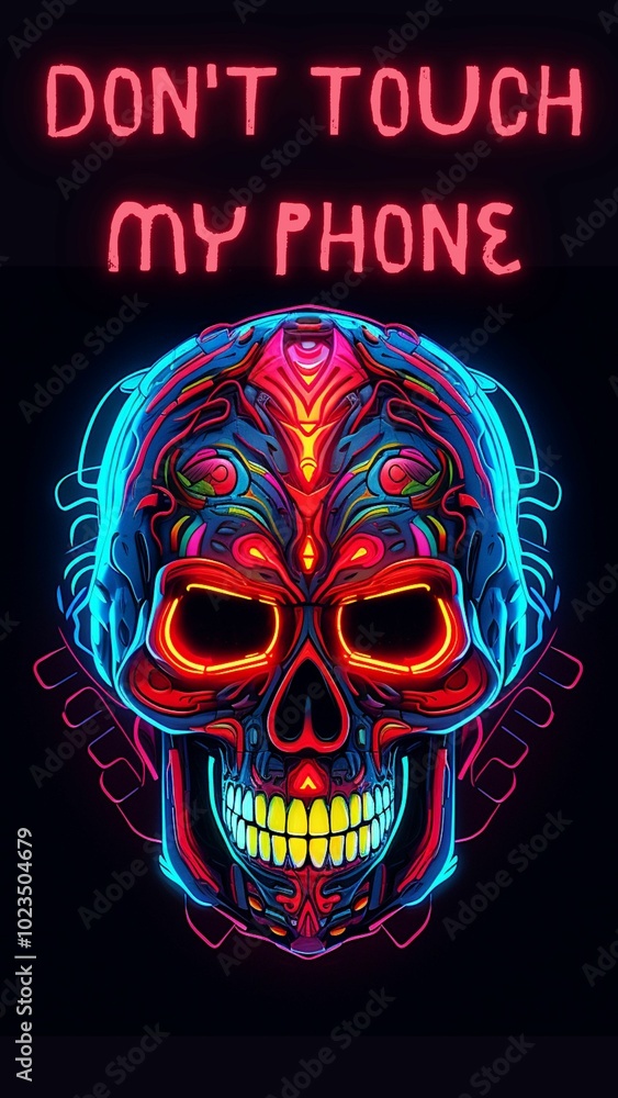 DON'T TOUCH MY PHONE, SKULL 1 DON'T TOUCH MY PHONE, SKULL 1