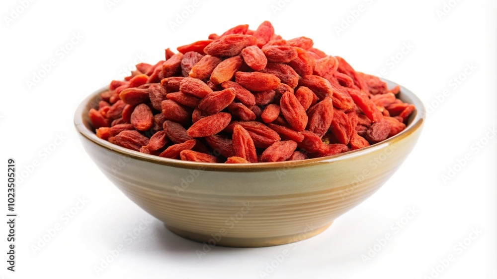 Goji berries in a bowl with leading lines Goji berries in a bowl with leading lines
