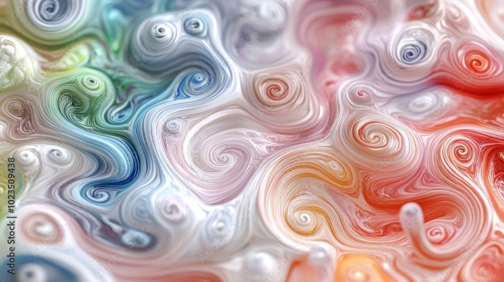 Abstract swirling colors creating a fluid, dreamy texture. Abstract swirling colors creating a fluid, dreamy texture.