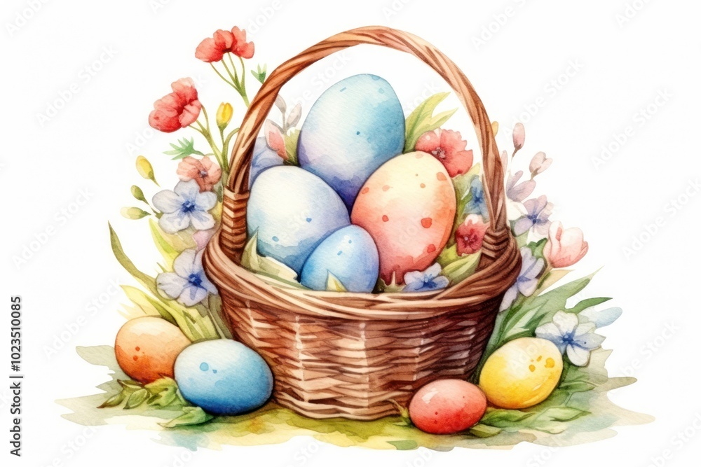 Basket egg easter plant. Basket egg easter plant.