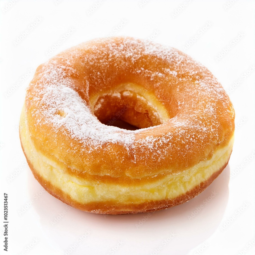 Delicious fragrant donuts isolated on white background. Delicious fragrant donuts isolated on white background.
