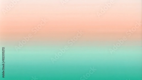 Soft gradient background, peach to turquoise, smooth color transition, minimalistic design