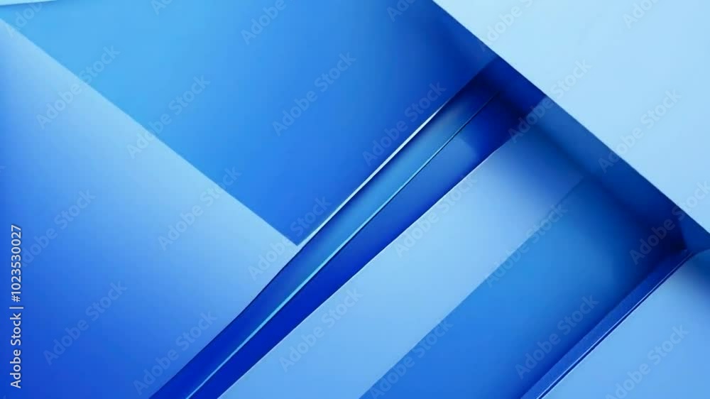 Abstract blue geometric shapes creating a modern design aesthetic. Abstract blue geometric shapes creating a modern design aesthetic.