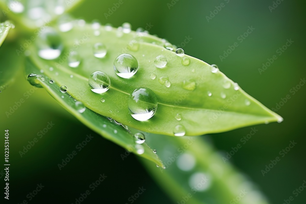 Water droplet on laurel nature backgrounds outdoors. Water droplet on laurel nature backgrounds outdoors.