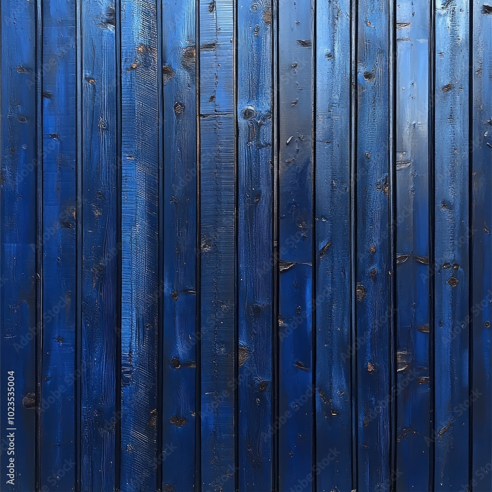 Fototapeta premium Blue Wooden Wall Texture Background