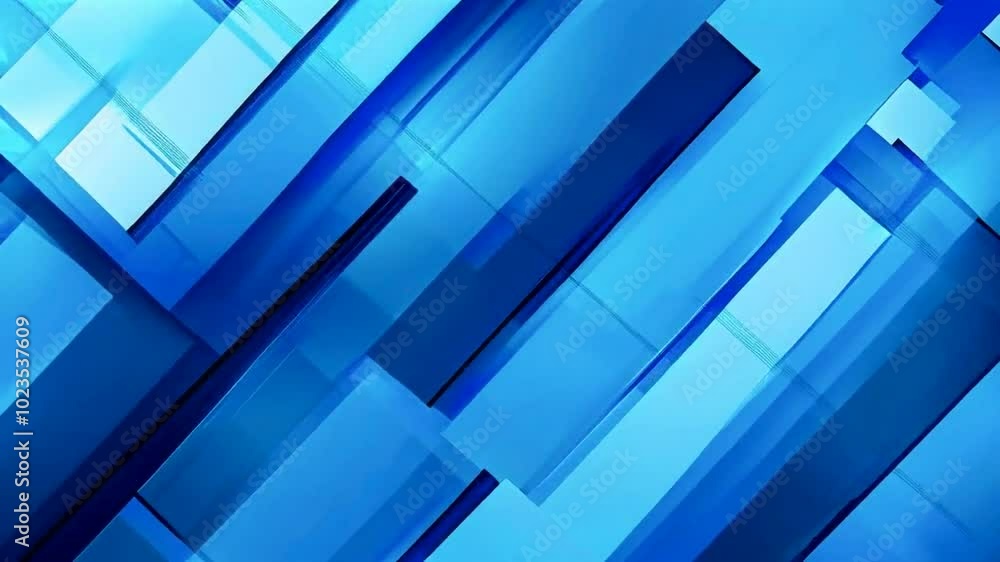 Abstract blue geometric pattern with layered shapes and gradients. Abstract blue geometric pattern with layered shapes and gradients.