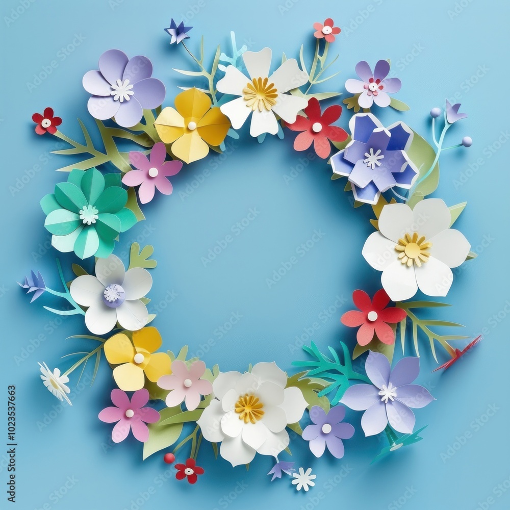 Flower hexagon border art wreath plant. Flower hexagon border art wreath plant.