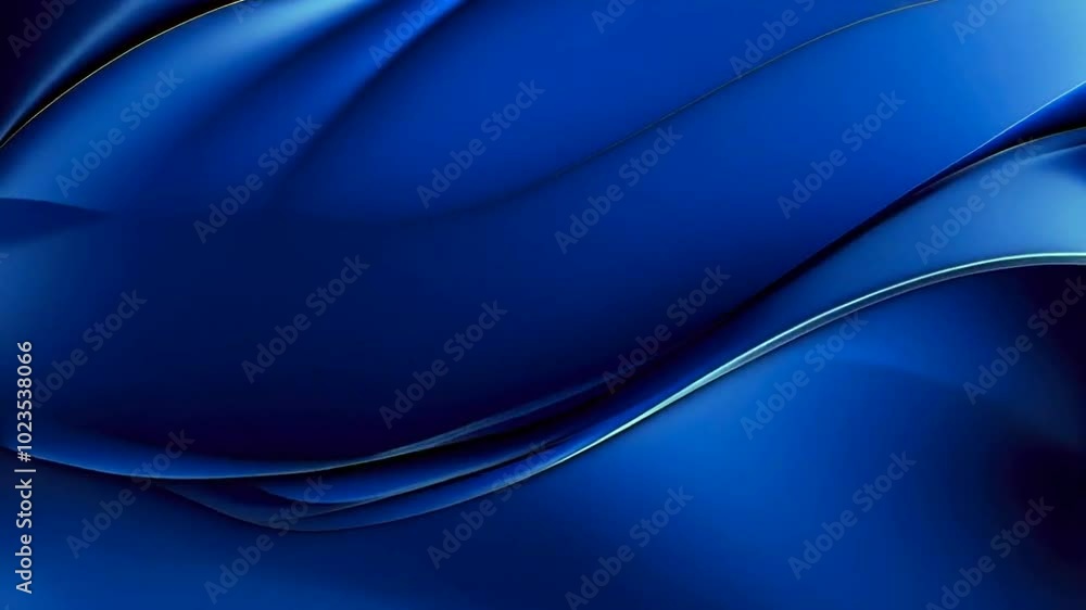 Abstract blue waves creating a smooth, flowing design for backgrounds or graphic use. Abstract blue waves creating a smooth, flowing design for backgrounds or graphic use.