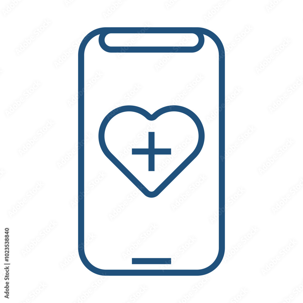 Obraz premium Health AppIcon Design