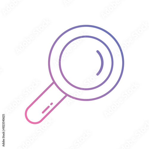 Search Icon vector icon stock illustration