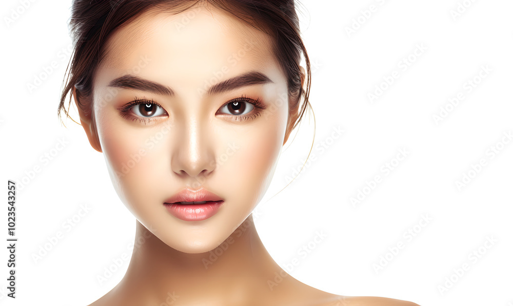 portrait of woman with perfect skin portrait of woman with perfect skin