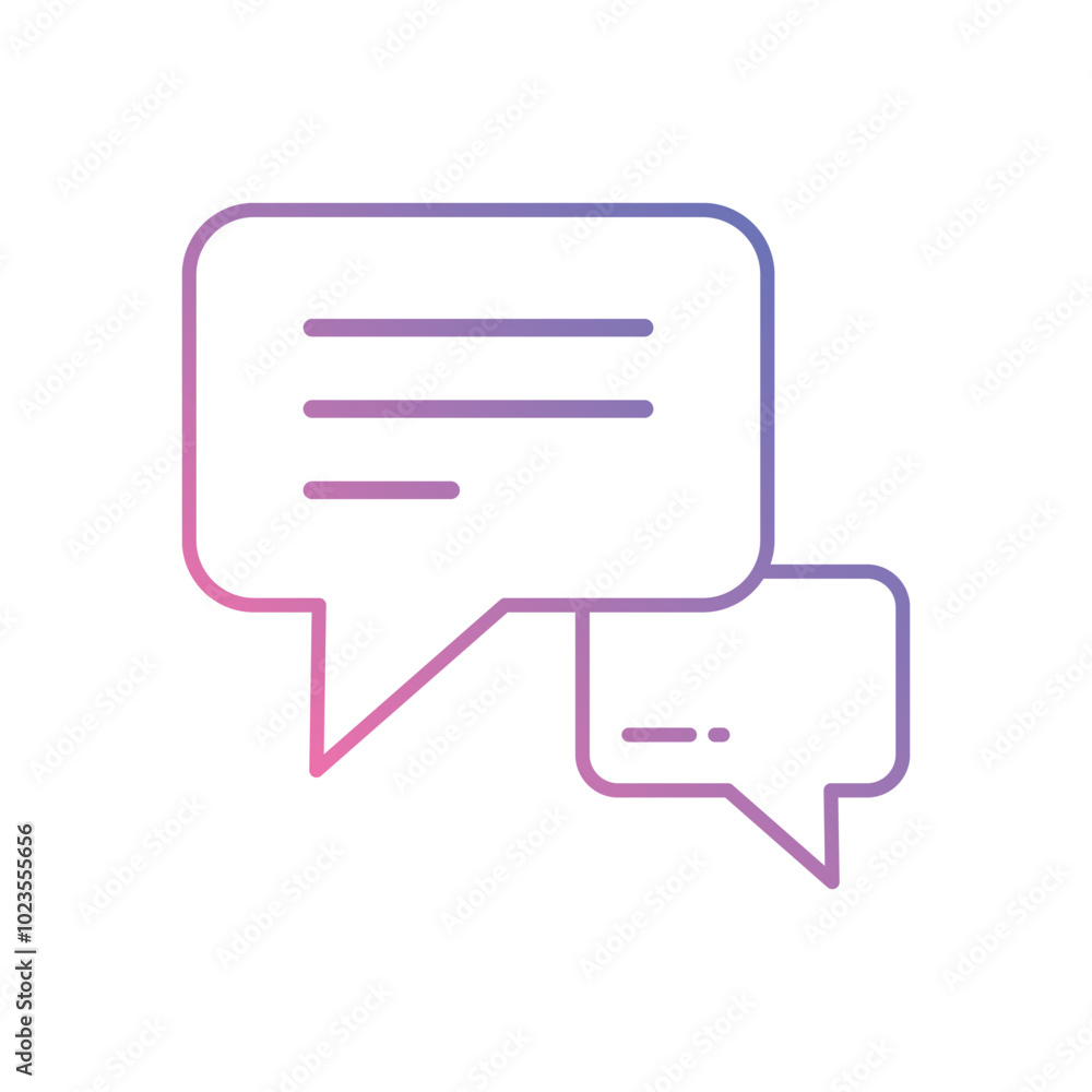 Message vector icon stock illustration Message vector icon stock illustration