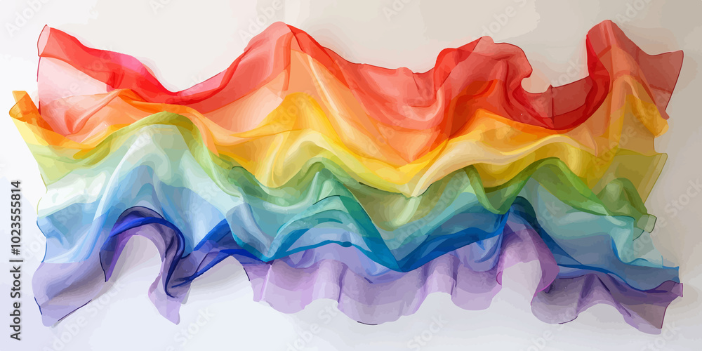 A colorful LGBTQ pride flag waving gently in the wind, symbolizing love, diversity, acceptance, and equality. Perfect for use in designs related to LGBTQ rights, events, pride celebrations, and inclus A colorful LGBTQ pride flag waving gently in the wind, symbolizing love, diversity, acceptance, and equality. Perfect for use in designs related to LGBTQ rights, events, pride celebrations, and inclus
