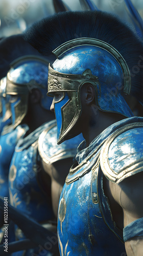 close up of a roman soldier
