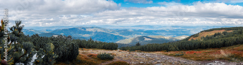 autumn in the mountains - panorama