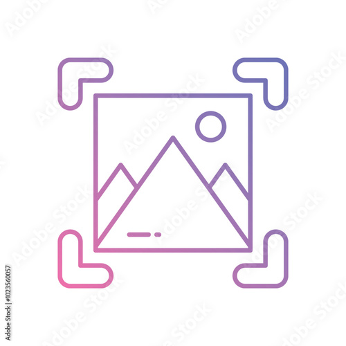 Take Screenshot vector icon stock illustration