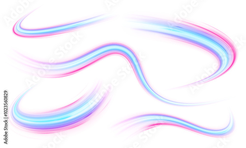 Abstract vector fire circles, sparkling swirls and energy light spiral frames. Database fast data transfer acceleration. 