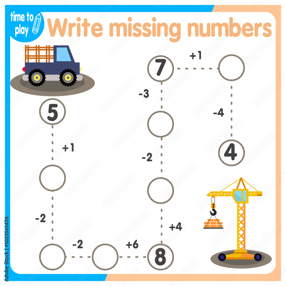vector illustration of a children's math game on the theme “I can count.” Mathematical examples of addition and subtraction in a playful way.
vector illustration of a children's math game on the theme “I can count.” Mathematical examples of addition and subtraction in a playful way.