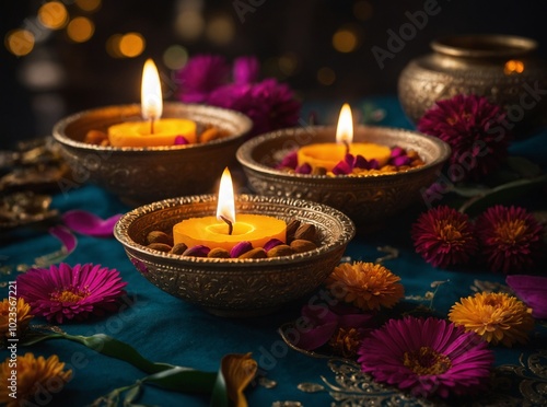 Diwali’s festive spirit is reflected in the beautiful lights, joyful gatherings, and colorful decor