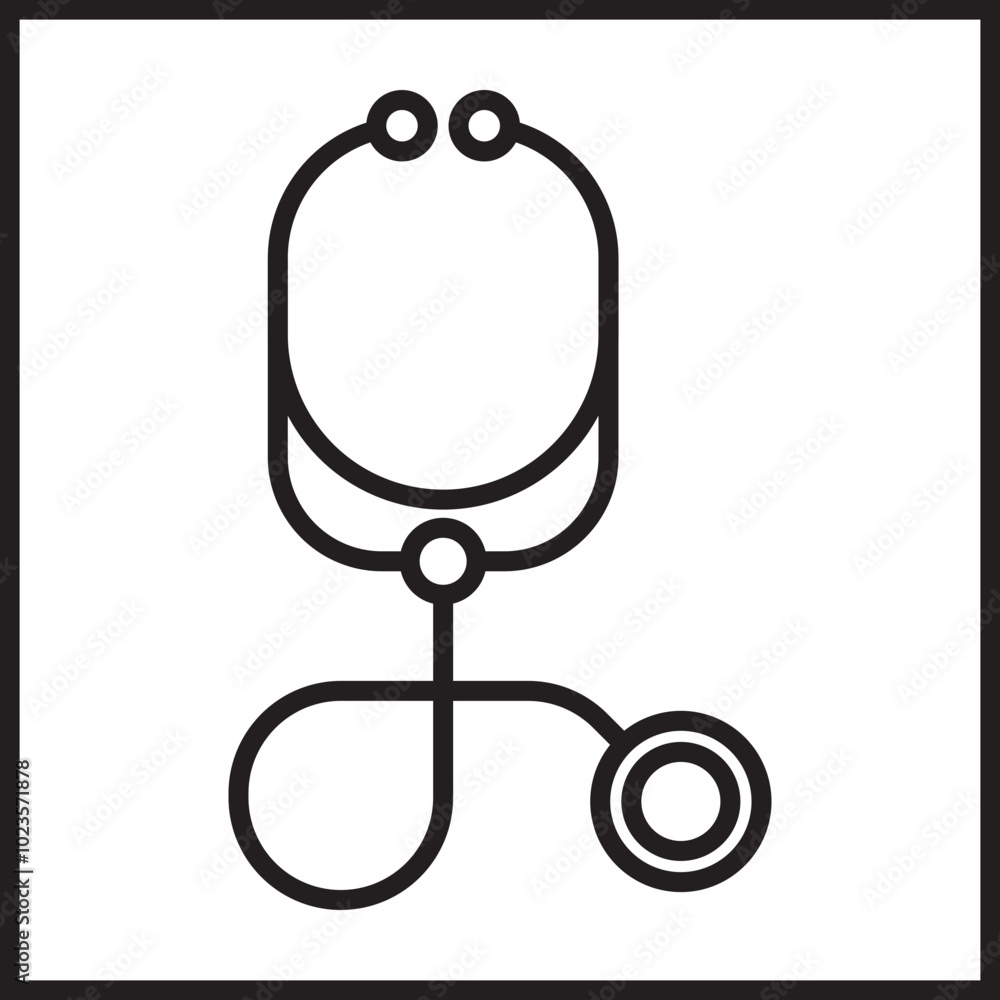 Doctor's StethoscopeIcon Design Doctor's StethoscopeIcon Design