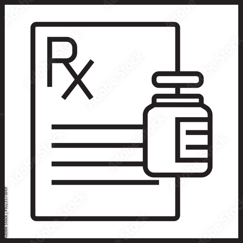 Medical PrescriptionIcon Design photo