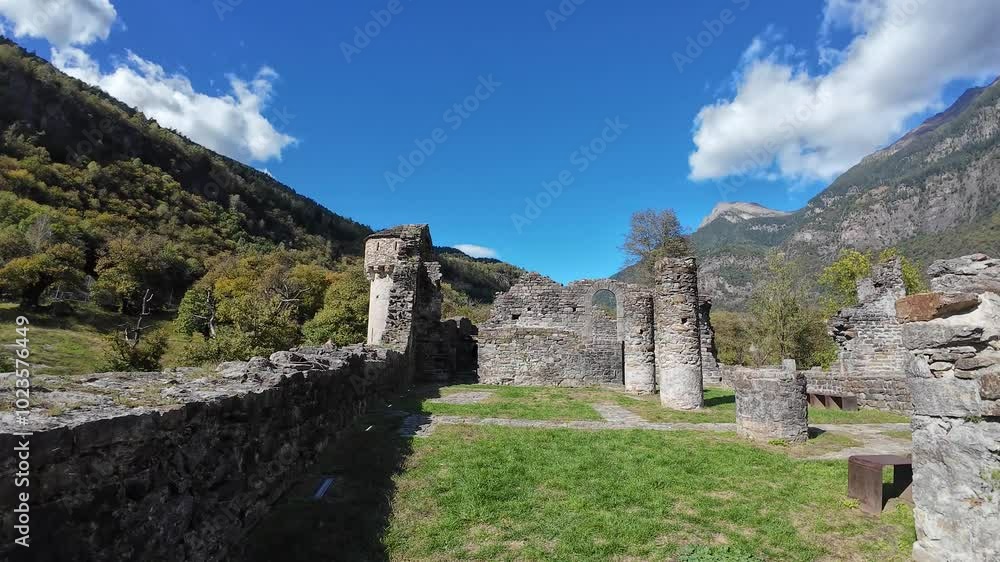 Serravalle Swiss castle ruins Serravalle Swiss castle ruins