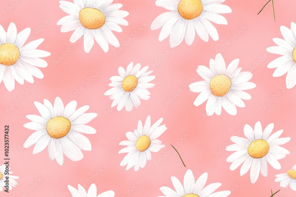 daisy seamless pattern on pink background, daisies pattern on pink isolated daisy seamless pattern on pink background, daisies pattern on pink isolated