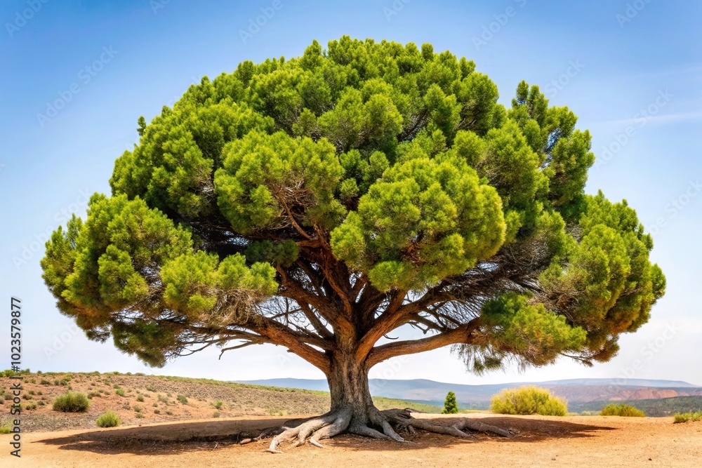 Juniperus osteosperma shrub isolated for composition Juniperus osteosperma shrub isolated for composition