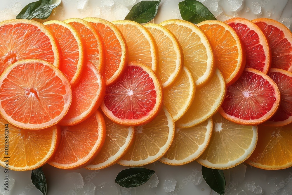 realistic arrangement of orange slices in a vibrant pattern showcasing their bright colors and textures designed to evoke freshness and natural beauty realistic arrangement of orange slices in a vibrant pattern showcasing their bright colors and textures designed to evoke freshness and natural beauty