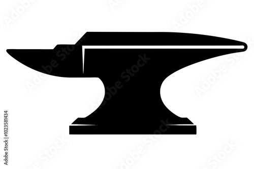 Anvil Silhouette vector illustration