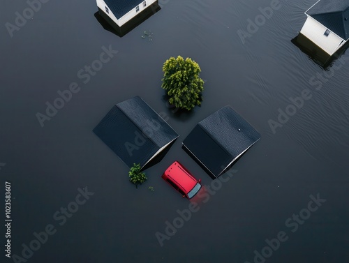 Widespread destruction as dangerous floodwaters from Hurricane Milton cut off entire communities at landfall photo