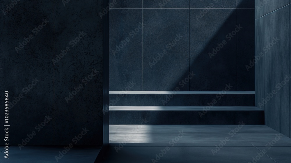 Dark Minimalist Interior Space Dark Minimalist Interior Space