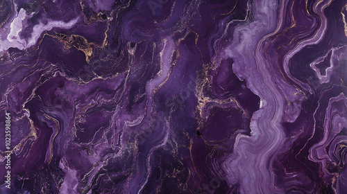 A deep purple marble texture background with swirls and veins running throughout