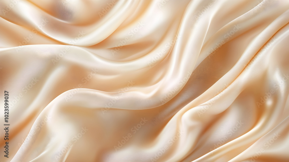 A fine silk texture background with subtle sheen and flowing drape, illustration A fine silk texture background with subtle sheen and flowing drape, illustration